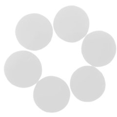 Шарики 3501-0147 Конфетти круги белые 2,3 см 500 г фото