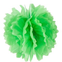Шарики 1412-0072 G Помпон бумажный светло-зеленый 40 см фото