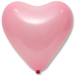 Шарики 1105-0341 Е Сердце 12"/143 Пастель розовый Pink фото