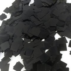 Шарики 3501-3336 Конфетти квадратные черные 100 г фото
