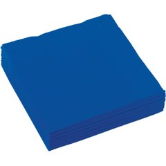 Шарики 1502-3882 А Салфетки синие Bright royal blue 33 см 16 шт фото
