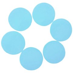 Шарики 3501-3326 Конфетти круги голубые 1,2 см 500 г фото