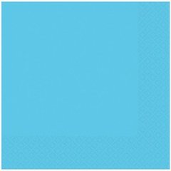 Шарики 1502-1094 А Салфетки голубые Caribbean Blue 33 см 16 шт фото
