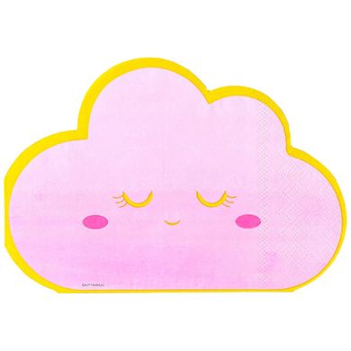 Шарики 1502-5096 G Салфетки Детские Мечты розовые Облако 33 см 6 шт фото