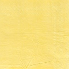 Шарики 1502-4912 G Салфетки Пастель желтая 33 см 12 шт фото