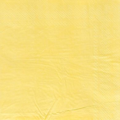 Шарики 1502-4912 G Салфетки Пастель желтая 33 см 12 шт фото