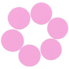 Шарики 3501-3330 Конфетти круги розовые 1,2 см 500 г фото