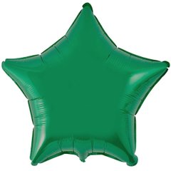 Шарики 1204-0098 Ф Б/М Звезда 18" Металлик зеленый фото