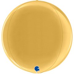 Шарики 1209-0279 Г Сфера Б/М 15" Металлик бронзовая Gold 5 3D фото