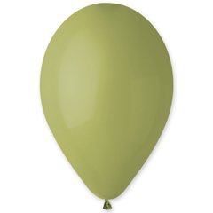 Шарики 1102-2582 И 10"/98 Пастель оливковая Green Olive фото