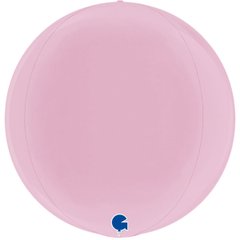 Шарики 1209-0276 Г Сфера Б/М 15" Пастель розовая Pink 3D фото