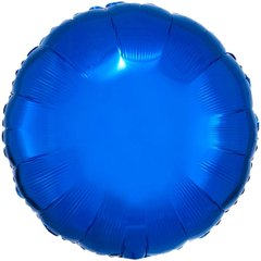 Шарики 3204-0269 Ф Б/М Круг 4" Металлик голубый фото