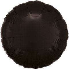 Шарики 3204-0022 А Б/М Круг 18" Пастель черная Opaque Black S15 фото