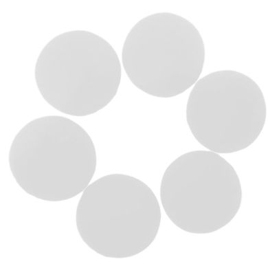 Шарики 3501-0139 Конфетти круги белые 2,3 см 100 г фото