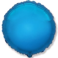 Шарики 3204-0228 Ф Б/М Круг 4" Металлик голубый фото
