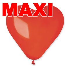 Шарики 1105-3016 И Сердце 10"/45 Пастель красный Red MAXI 500 шт фото