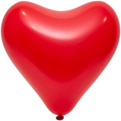 Шарики 1105-0342 Е Сердце 12"/150 Пастель красный Apple Red фото