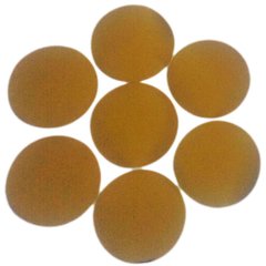 Шарики 3501-0120 Конфетти круги золотистые 3,5 см 500 г фото
