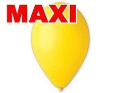 Шарики 1102-1271 И 10"/02 Пастель желтый Yellow MAXI 500 шт фото