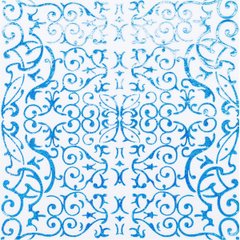 Шарики 1502-4088 G Салфетки голубые голография 33 см 6 шт фото