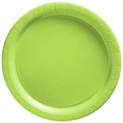 Шарики 1502-1110 A Тарелки салатовые Kiwi Green пап 17 см 8 шт фото