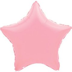 Шарики 1204-0772 Ф Б/М Звезда 9" Пастель розовая фото