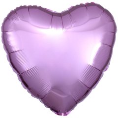 Шарики 3204-0160 А Б/М Сердце 18" Металлик розовый Pink S15 фото
