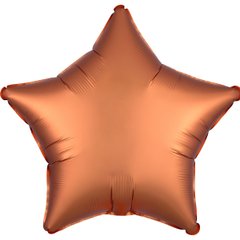 Шарики 3204-0122 А Б/М Звезда 18" Сатин янтарный Amber S15 фото