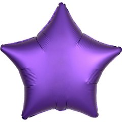Шарики 3204-0073 А Б/М Звезда 18" Сатин фиолетовая Purple S15 фото