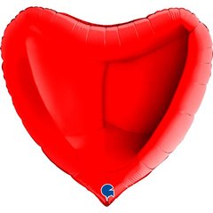 Шарики 3204-0162 Г Б/М Сердце 36" Металлик красное Red ПАК фото
