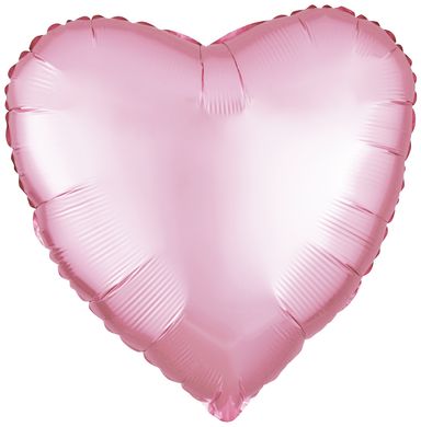 Шарики 1204-3011 Ф Б/М Сердце 18" Пастель розовая фото