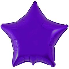 Шарики 1204-0162 Ф Б/М Звезда 9" Металлик фиолетовая фото