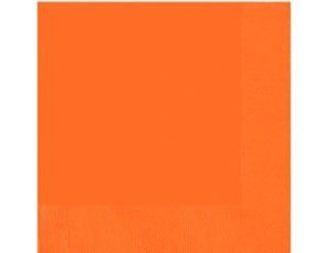 Шарики 1502-3136 А Салфетки оранжевые Orange Peel 33 см 20 ед фото