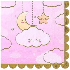Шарики 1502-5094 G Салфетки Детские Мечты розовые 25 см 6 шт фото